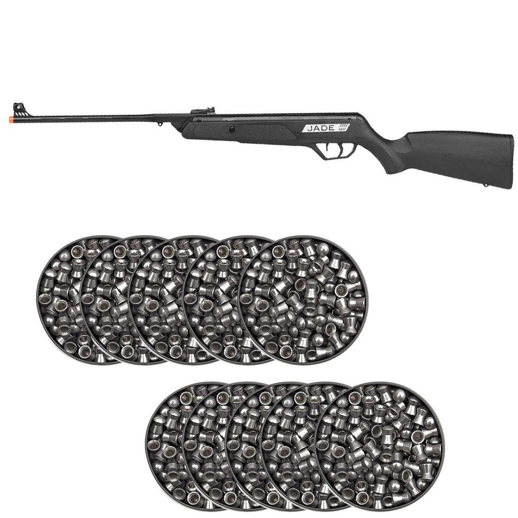 Carabina de Pressão New Jade Oxidada 5.5mm - CBC + 10 Chumbos em Oferta na Shopee