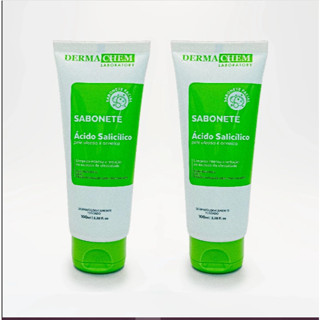 Kit 2 Sabonete Ácido Salicílico Pele Oleosa 100ml Dermachem em Oferta na Shopee