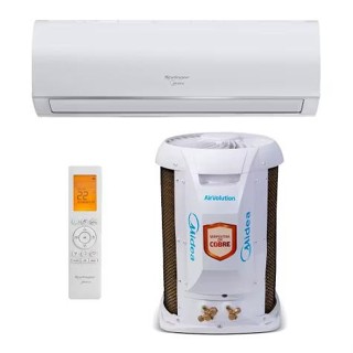 Ar-Condicionado Split HW Air Volution Connect Springer Carrier Midea Inverter 18.000 BTUs Frio 220V R-32 Monofasico em Oferta na Shopee