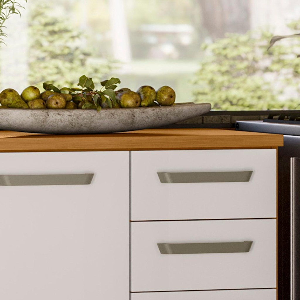 Tampo Para Balcão de Cozinha 120cm MDP Rita Freijó Z44      - Mpozenato em Oferta na Shopee