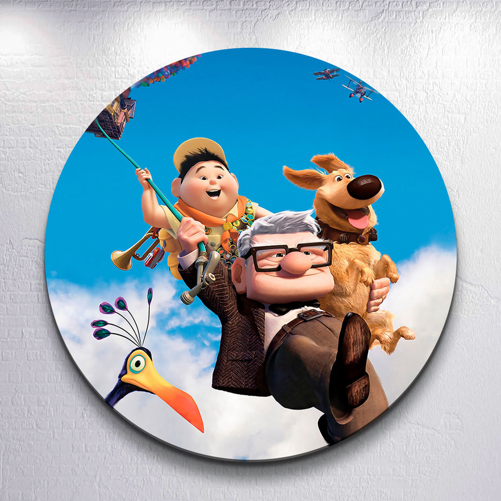 Capa Painel Para Festa Infantil Estampa Casa Balão Tema UP Aventura Redondo Sublimado Tamanhos Mini E Grande Decoração em Oferta na Shopee