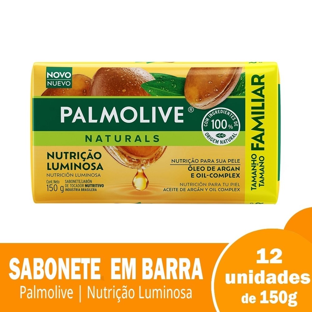 Sabonete Palmolive Naturals Sensação Luminosa 150g Embalagem com 12 Unidades em Oferta na Shopee