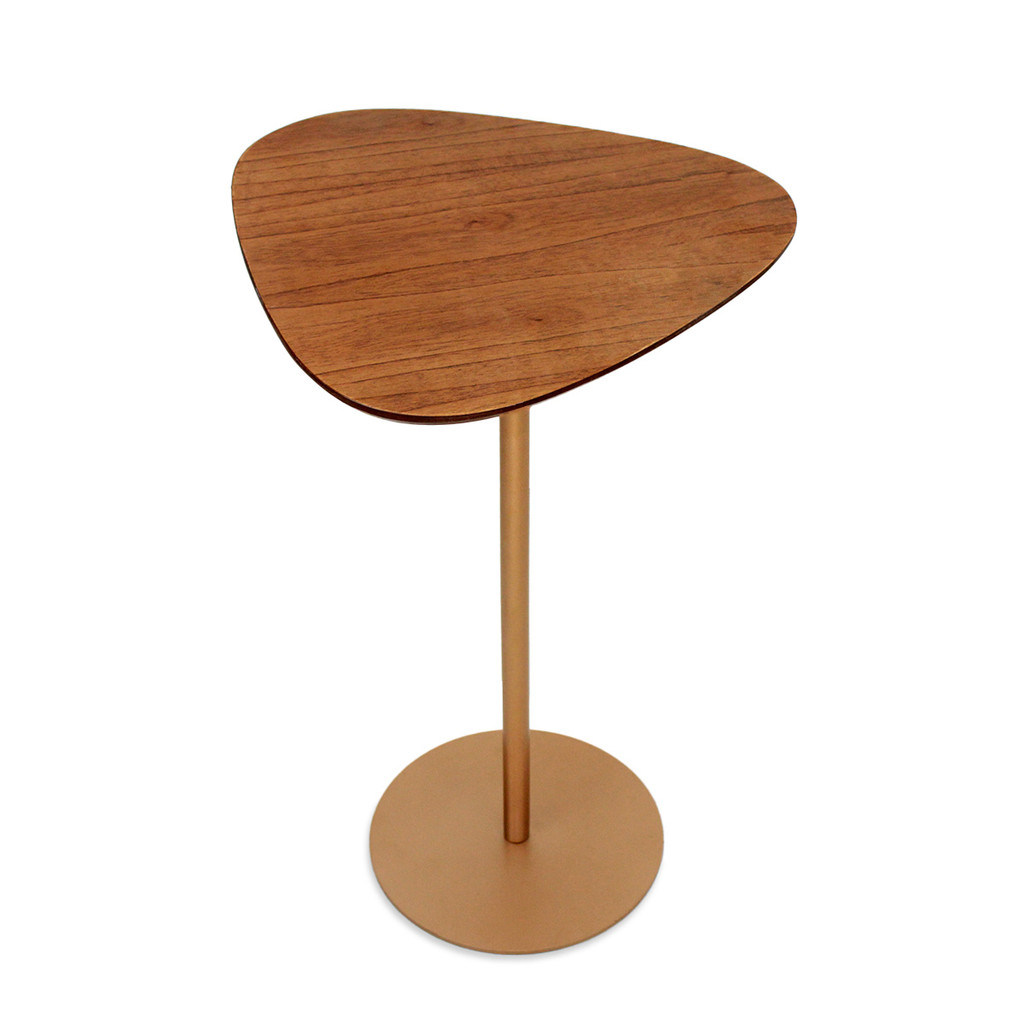 Mesa Lateral Afrodite Paleta Base de Aço Inoxidável 65cm em Oferta na Shopee