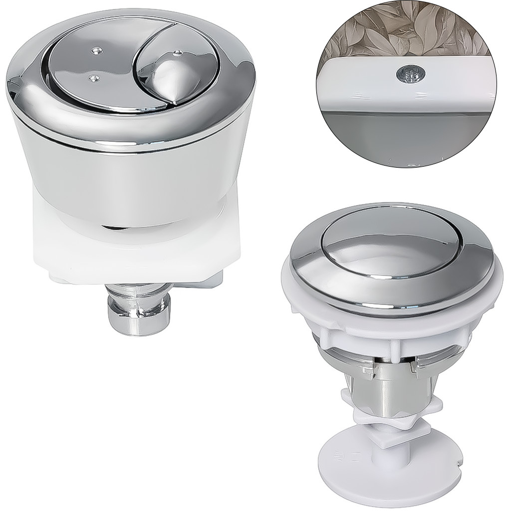 Botão Acionador Superior Ou Duplo Para Caixa Acoplada em Oferta na Shopee