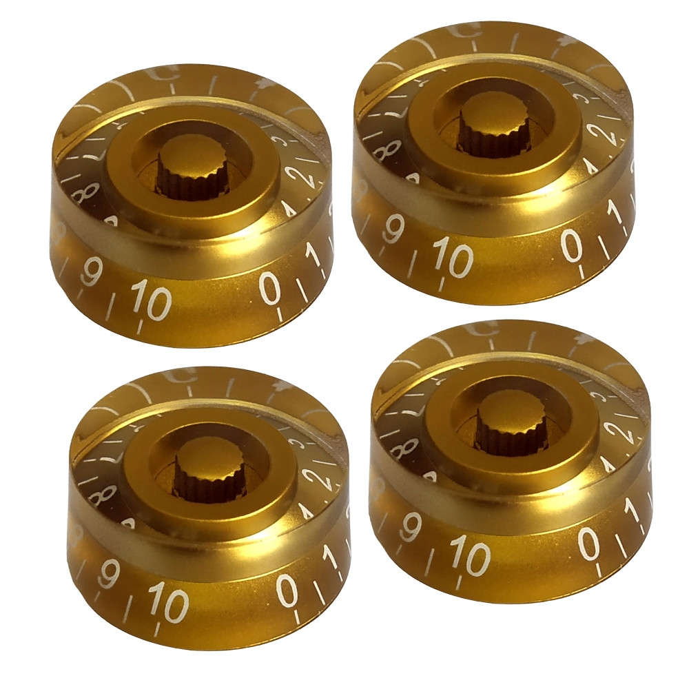Kit 4 Knob Dourado Para Guitarra Baixo Les Paul Sg Prs em Oferta na Shopee