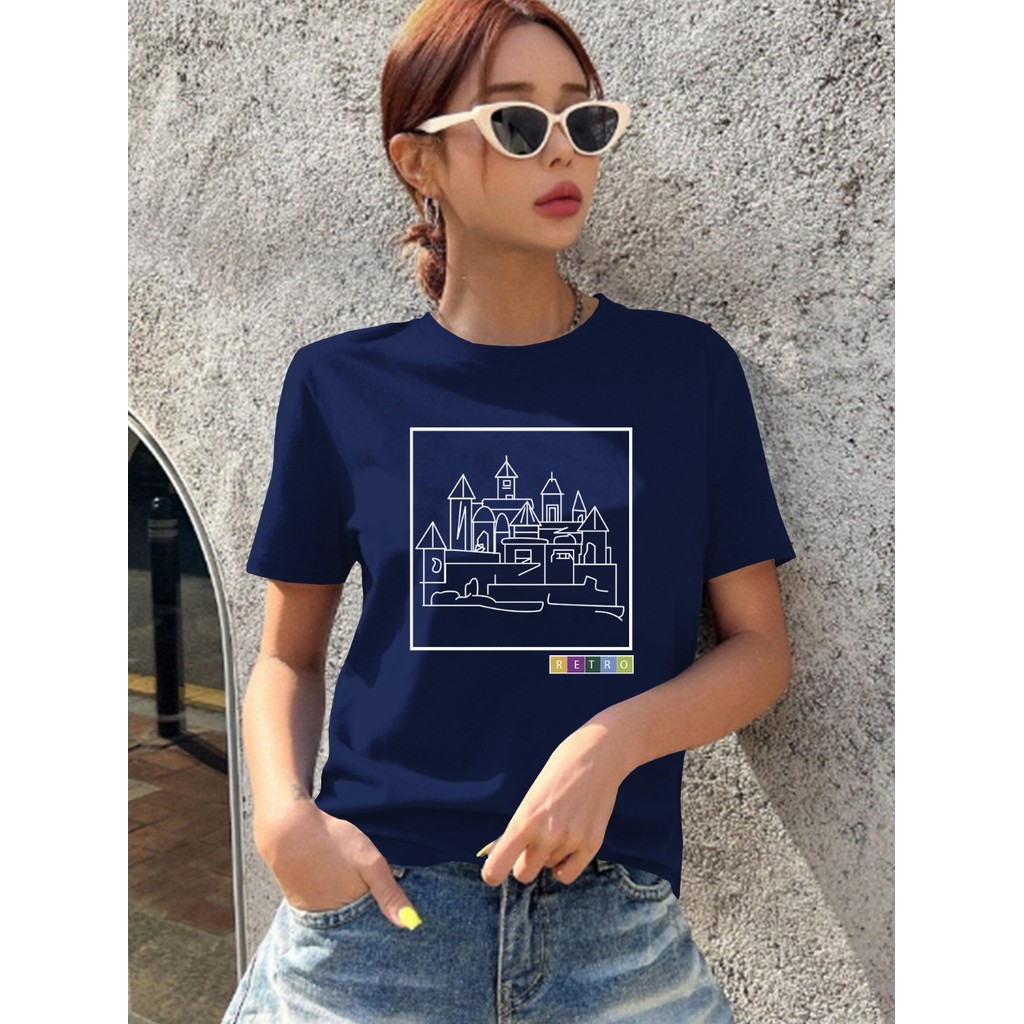 Camiseta Estampa Vintage Ancient Castelo Real Antigo Royal  Realeza Principe Castle  Princesa