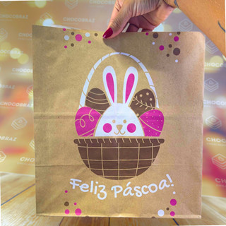 50 SACOS DELIVERY G 32x28x18 CM- OVOS E COELHINHOS 4747 (PÁSCOA IDEIA 2025) em Oferta na Shopee
