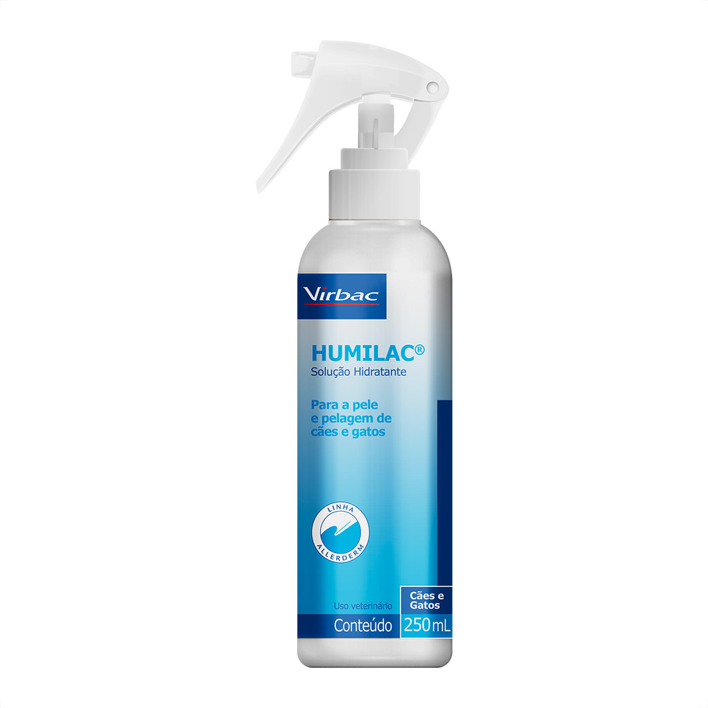 Humilac Spray Virbac Solução Dermatológica - 250 mL - Pets