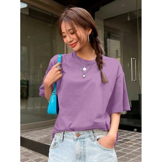 Blusa Oversized Lilás Esportiva Lisa Unissex Camiseta Larga Confortável  T Shirt Plus Size Clássica