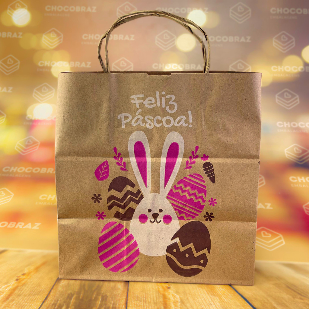 30 SACOLAS (M) - 24X15X22 CM - OVINHOS 4714 (PASCOA IDEIA OUTLET)