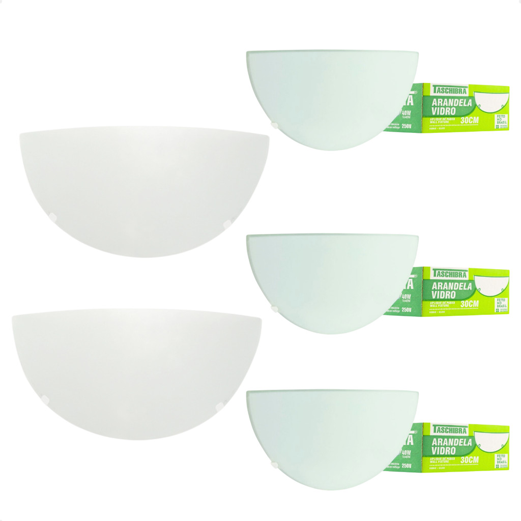 Arandela Meia Lua Vidro: Onde Comprar | BuscaProdutos