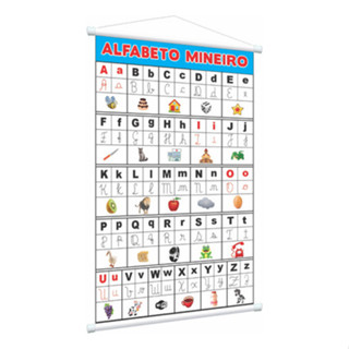 Banner Alfabeto 4 Letras Bastão Cursiva  Minas Gerais em Oferta na Shopee