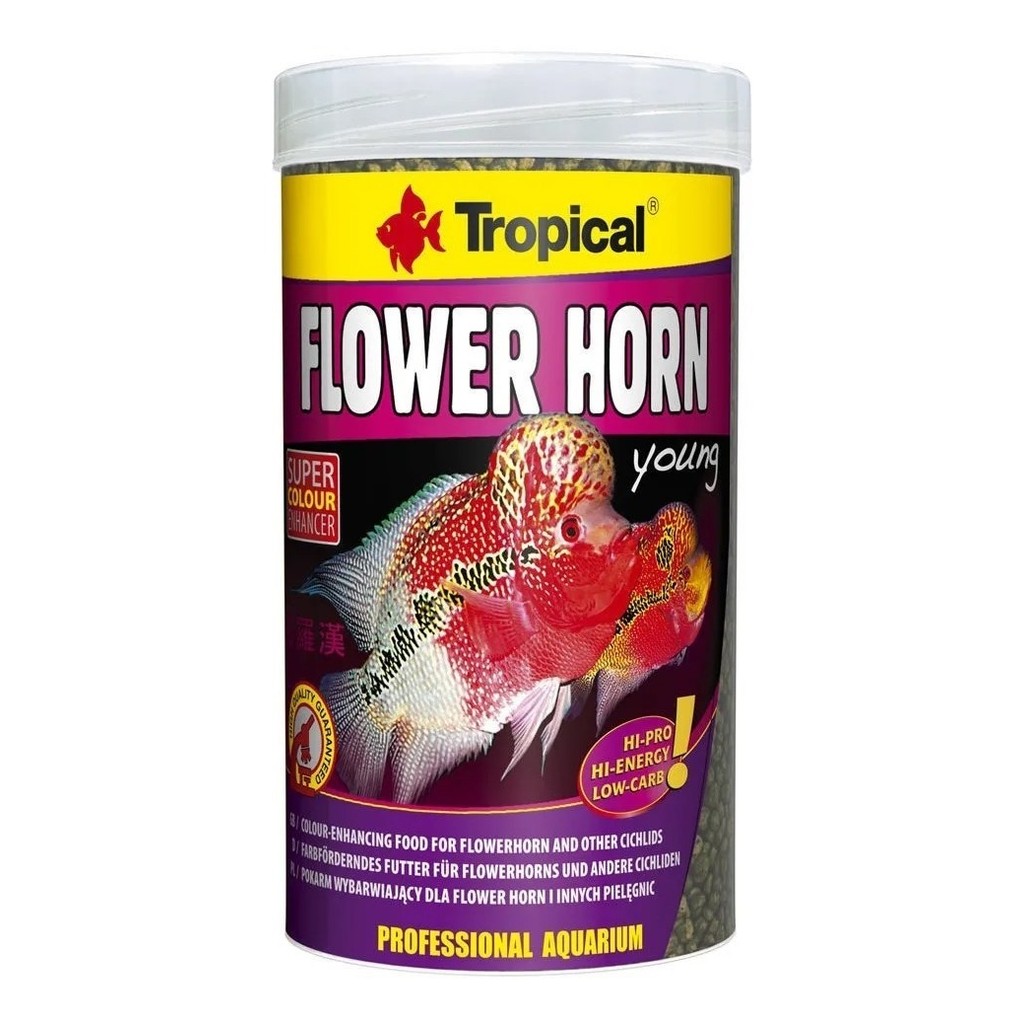 Ração Tropical Ciclideo Flower Horn Pellet Young 380g