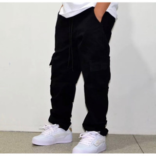 CALÇA CARGO INFANTIL JUVENIL MENINOS E MENINAS ELASTICO E CORDAO DO 10 AO 16 UNISSEX em Oferta na Shopee
