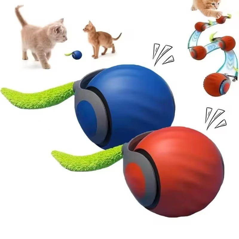 Bola Interativa Para Gatos , De Brinquedo Animais De Estimação Em Movimento Automático Com Sensor De Gravidade