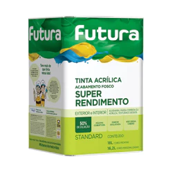 Tinta Super Rendimento Stardard Varias Cores 18L Futura