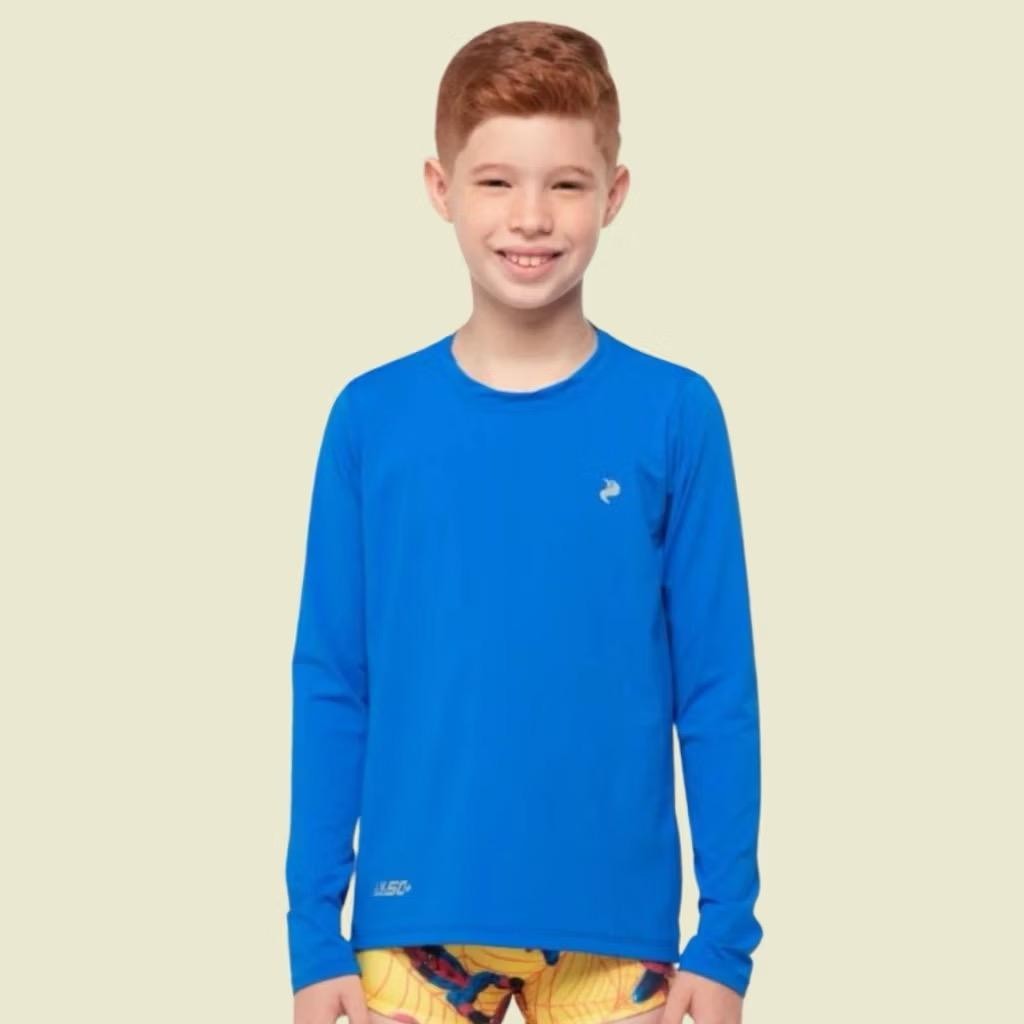 Camisa Térmica 2 ao 16 anos Infantil e Juvenil UV 50+ Proteção Solar UNISSEX top! envio imediato!