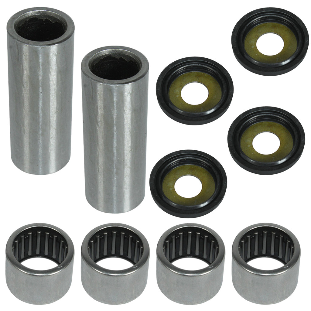 Kit bucha quadro elástico balança CG125 CG150 CG160 Fan Titan Start Sport CBX150 CBX200 Strada com rolamento e retentor