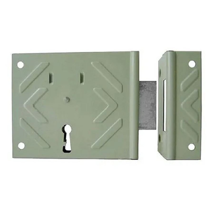 Fechadura Aliança Tipo Caixão F1072 - Cinza
