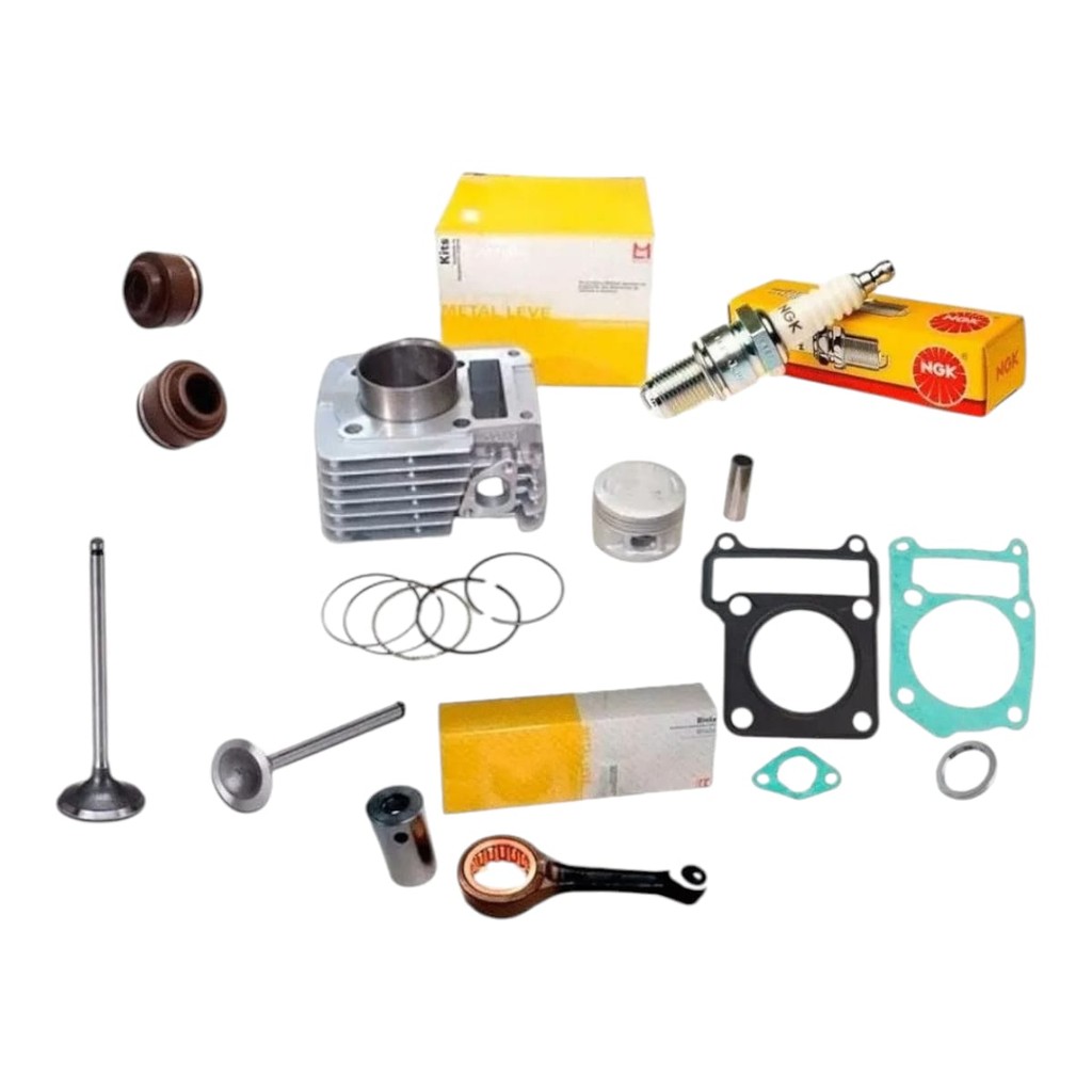 kit cilindro motor biela valvula juntas ybr factor ate 2016