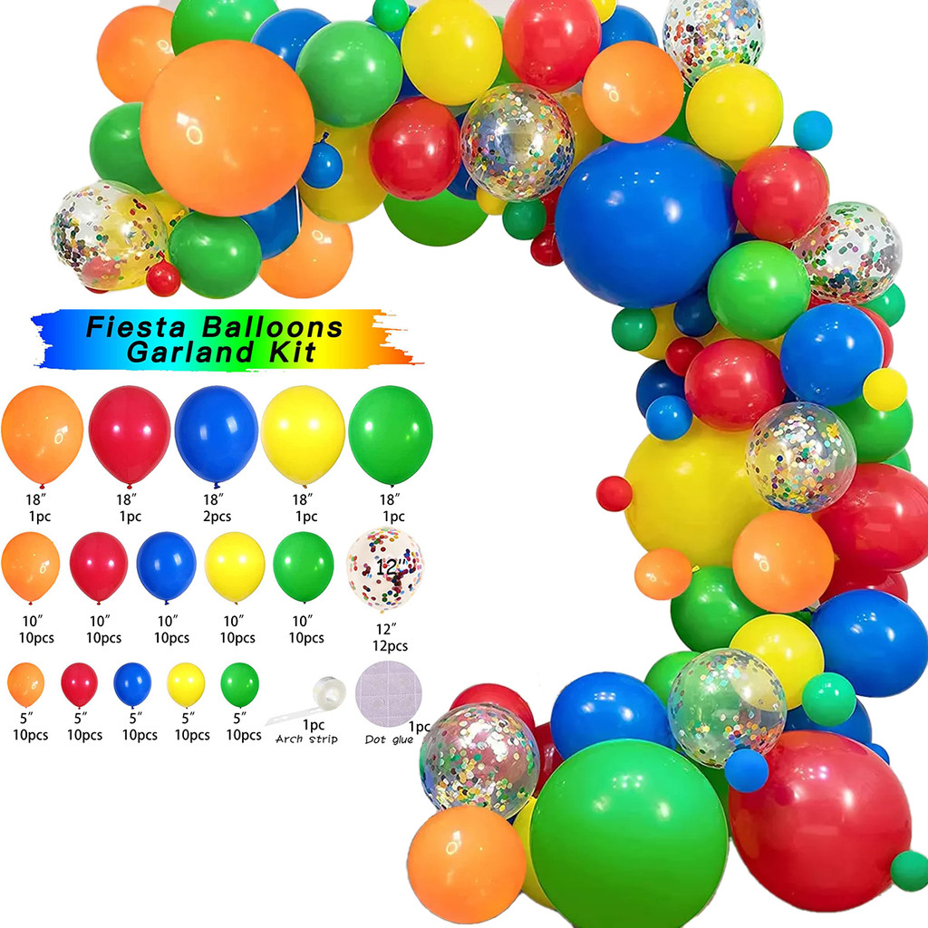 120pcs Conjunto de Balões Colorida latex Balão Para Festas e Aniversários M1017 em Oferta na Shopee