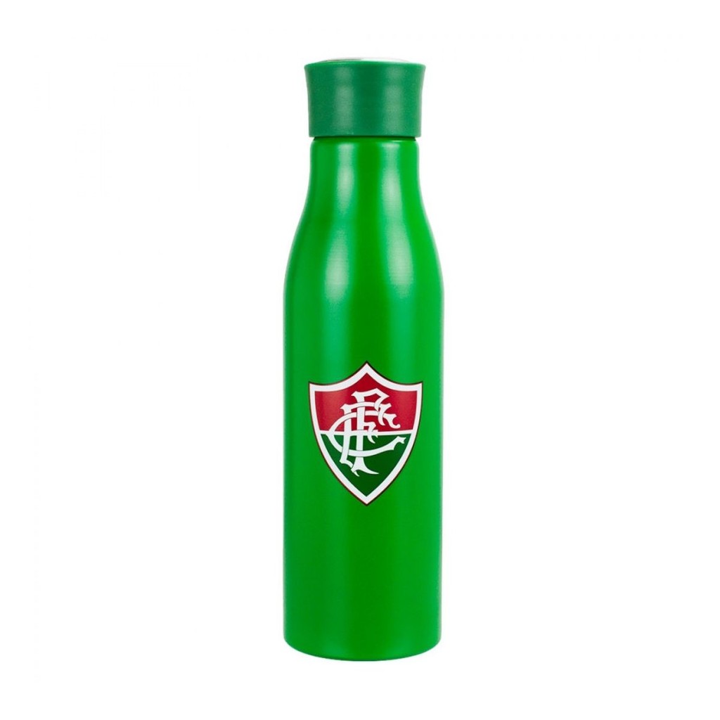 Garrafa Fluminense Alumínio 600ml Alça Esporte