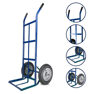 Carrinho De Cargas ArmazÉM Transporte 350kg Azul ReforÇAdo em Oferta na Shopee