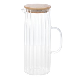 Jarra de Vidro Borossilicato com Tampa em Bambu Wolf 1,1l