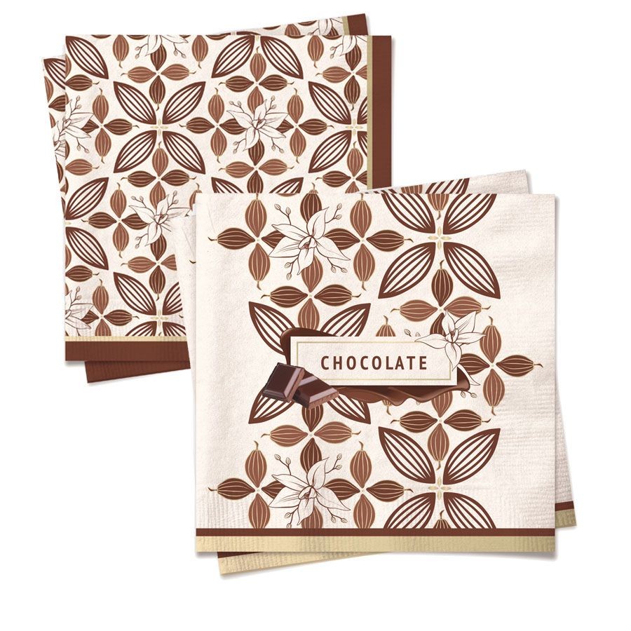 Guardanapo de Papel Chocolate Composê - 20 folhas - Cromus Páscoa - Rizzo Embalagens em Oferta na Shopee