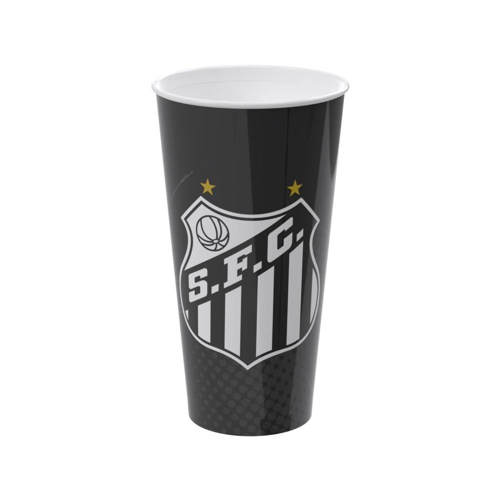 Copo 700 ml Santos Time Futebol Plástico Oficial Plasutil - Home & Living