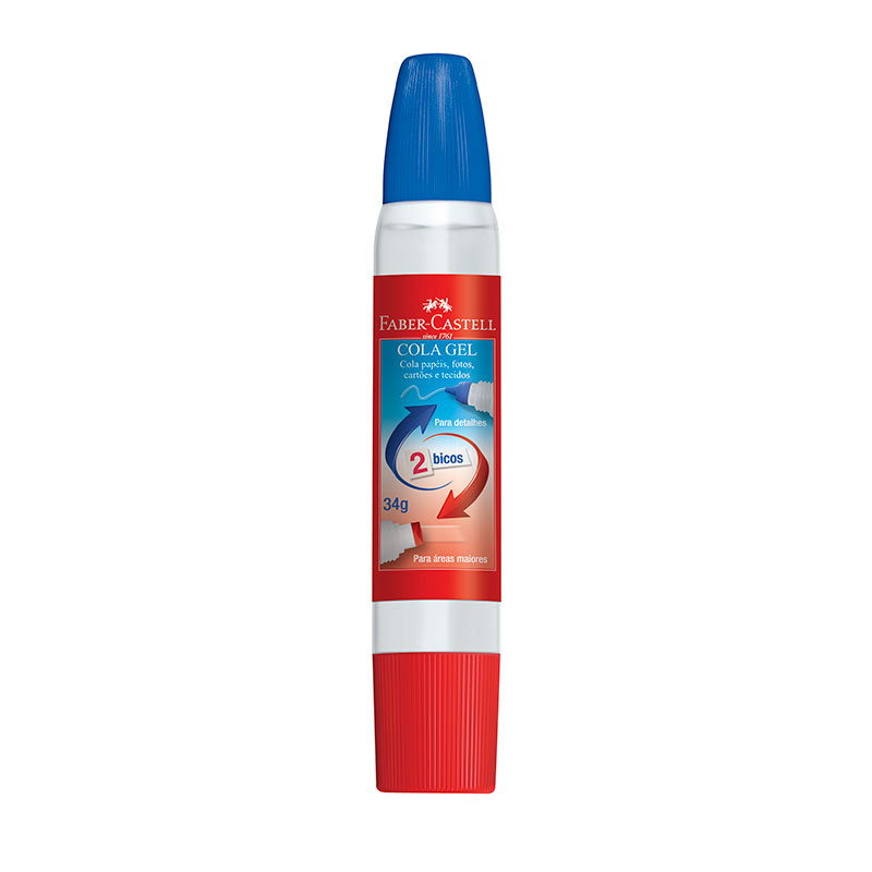 Cola gel com 2 bicos SM/8140GEL  Faber-Castell