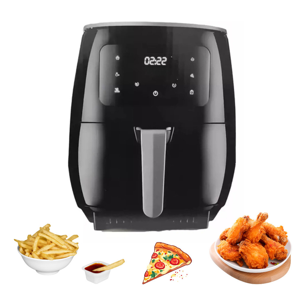 Air Fryer Fritadeira 4.5l Tecnologia Touch Sem Oleo Grade Capacidade Digital Alta Qualidade