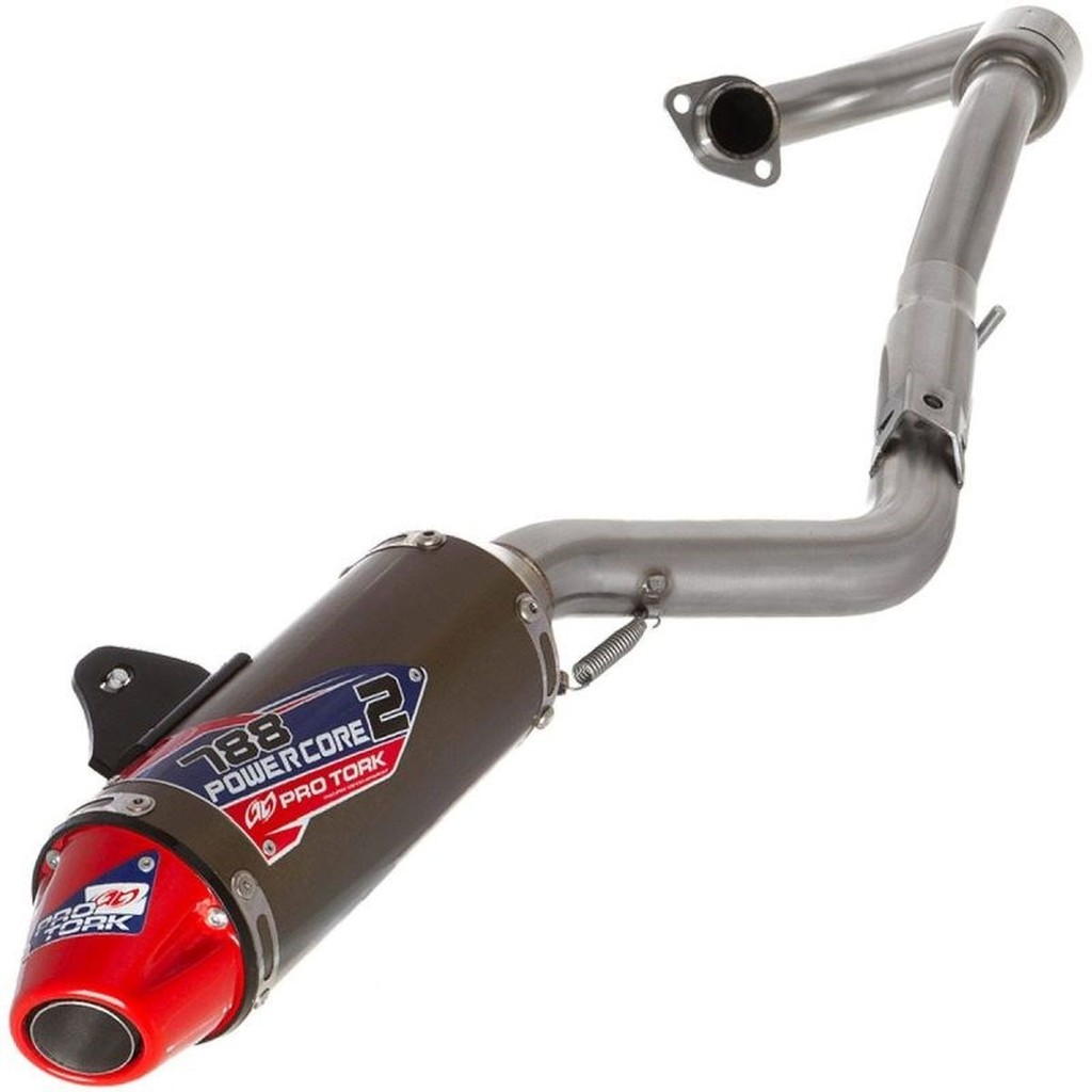 Escape Escapamento Completo Pro Tork Powercore 2 Moto Nxr Bros 160 2016 2017 2018 · foto 2