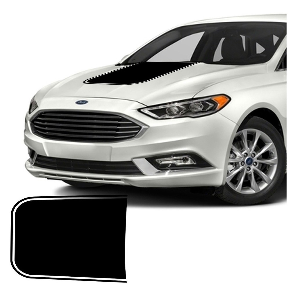 Adesivo Capo Ford Fusion - Preto 2014