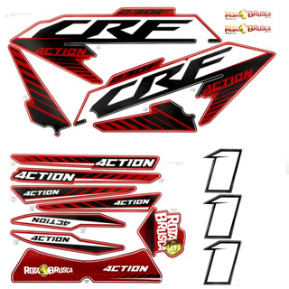 Kit Adesivos Take Plástico Biker 4ction Honda Crf 230 Trilha Enduro Motocross em Oferta na Shopee