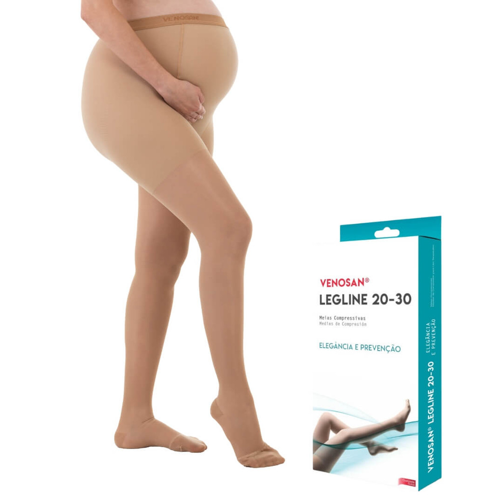 Meia Calça Gestante Venosan 20-30 mmHg Legline Cor Olinda