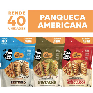 MISTURA PROTEICA PANQUECAS E WAFFLES - PANTASTICA LAGANEXA 600G - KIT 3 UN em Oferta na Shopee