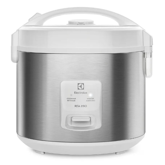 Panela Eletrica de Arroz 3.5L Electrolux 700W Inox Ellegance Blank 127V