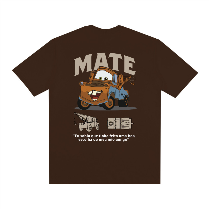 Camiseta infantil streetwear MATE tam 2 ao 16 em Oferta na Shopee