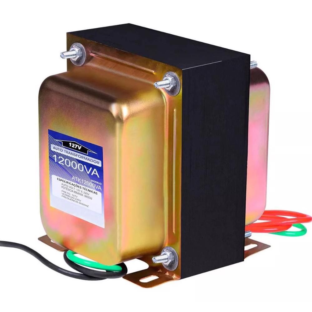 Transformador de Voltagem 12000VA 8400W Bivolt EVAT12000 EVALD em Oferta na Shopee