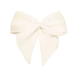 Lacinho Creme "off-white" Tipo Gravatão - Pct c/ 10 peças - Rizzo