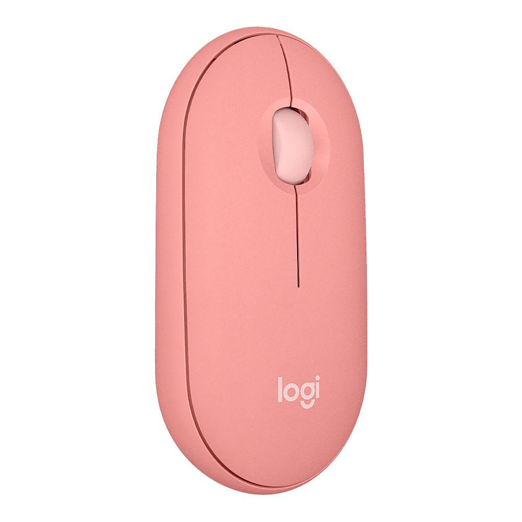 Imagem Mouse Logitech Pebble Mouse 2 M350s, Bluetooth e Pilha Inclusa, Clique Silencioso, Rosa - 910-007048