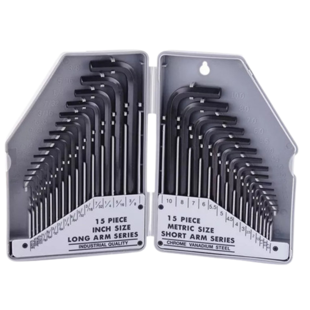 Jogo Chaves Allen Milímetro E Polegada 30 Peças Profissional em Oferta na Shopee