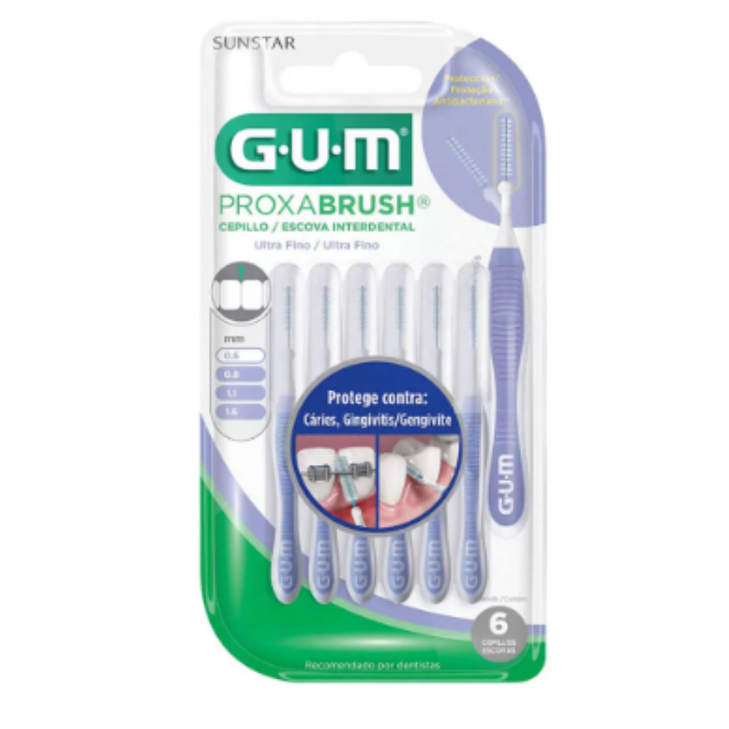 GUM ESC Interdental 0.6 mm c 6 uni em Oferta na Shopee