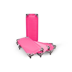Conjunto 5 Camas Empilháveis Rosa Papibrink Lavável e Reforçada