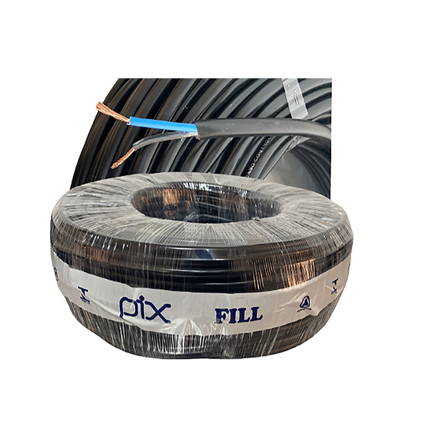 Fio Cabo Flexivel Pp 2x6mm Para Extensão - 50 Metros