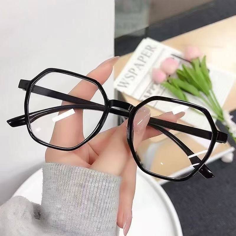 Óculos De Leitura com Grau Para Perto Grande Modelo Hexagonal Lente  Anti Reflexo e Luz Azul Unissex em Oferta na Shopee