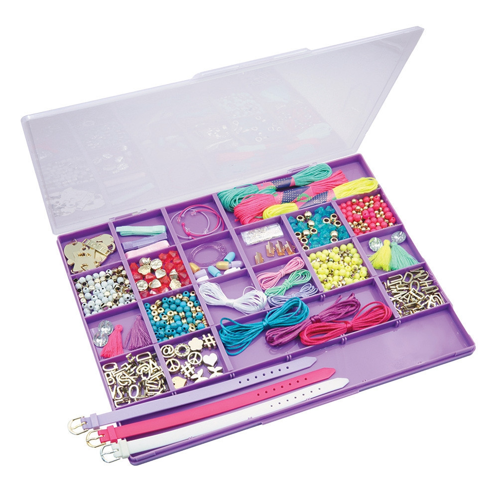 Kit Pulseiras Infantil de Montar My Style Good Vibes Coleção DIY Multikids - BR2108