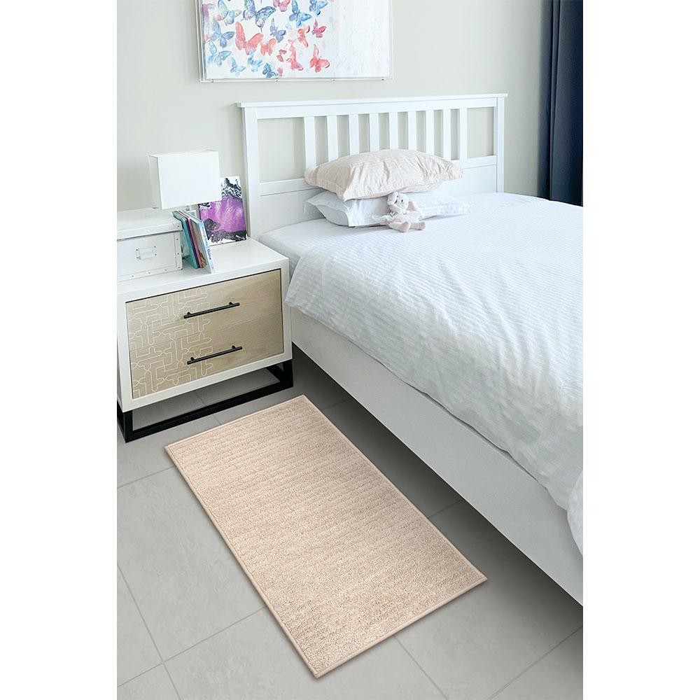 Tapete Para Sala Mariana Bege 0,50x1,00 São Carlos em Oferta na Shopee