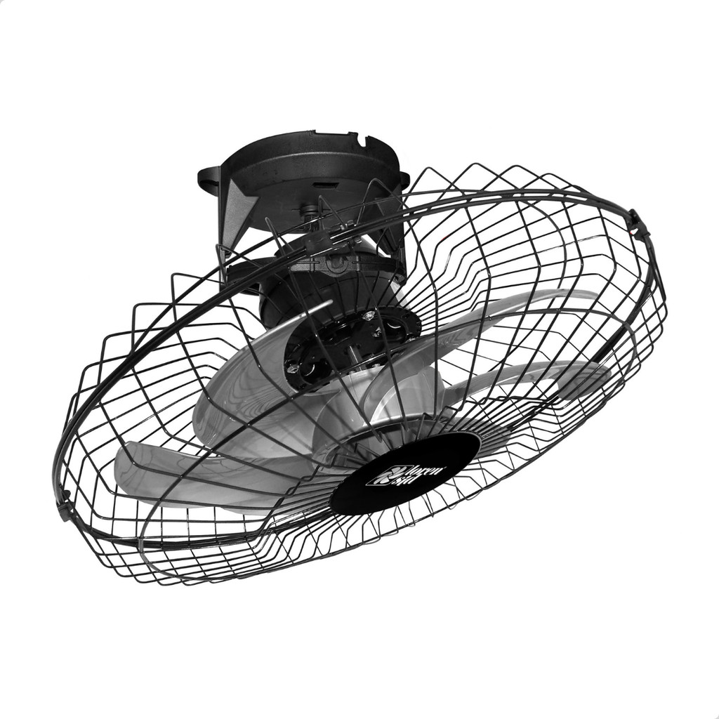 Ventilador Teto Orbital 50cm Bivolt 360° Preto Lorensid